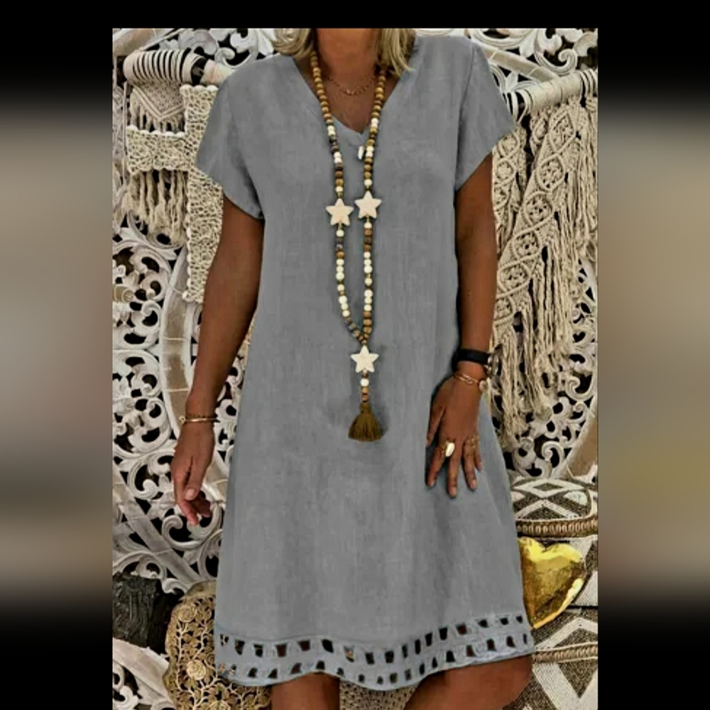 Lace bottom dress